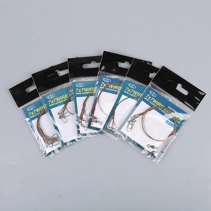 Steel & Titanium Fishing Wire Leader – Anti-Bite, Anti-Tangle Fishing Wire Leader SPOT