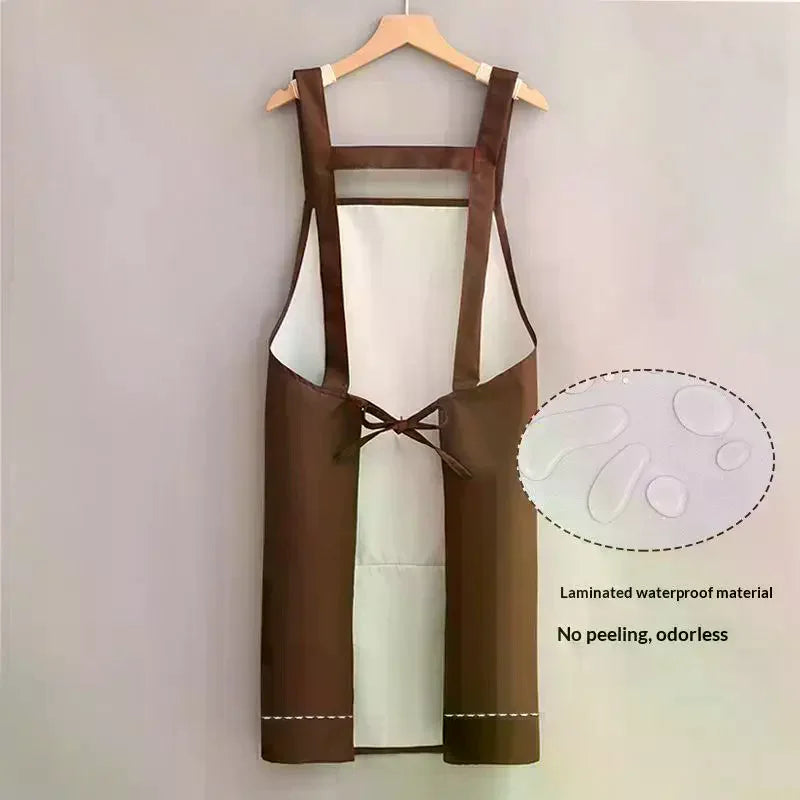 Waterproof PVC Apron for Women & Men – Oil-Proof, Wipe-Clean Kitchen Apron SPOT