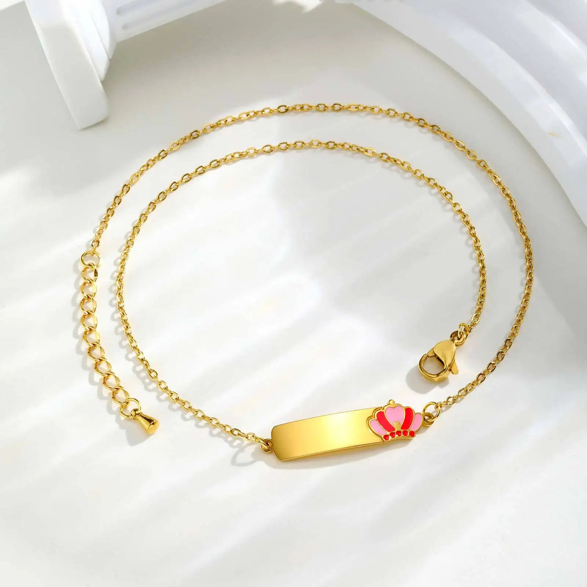 Personalized Crown Name Necklace – Girls Custom Stainless Steel Custom Name Necklace SPOT