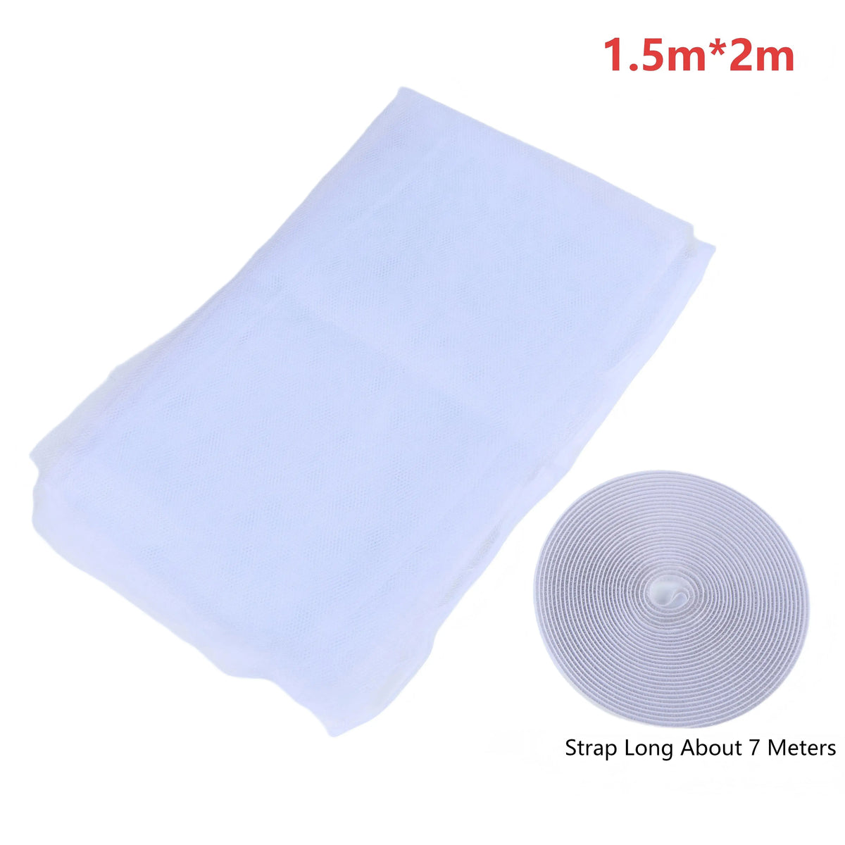 Cuttable Mosquito Window Screen Mesh – Tool-Free Install Window Insect Screen SPOT White 150x200cm
