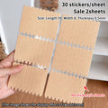60/66-Pack Clear Double-Sided Nail Display Tape Stickers Nail Display Tape SPOT A1