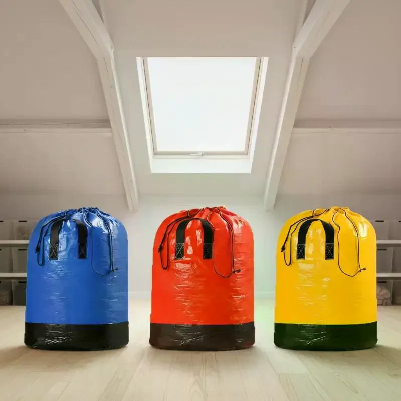 Large Waterproof PE Drawstring Storage Bag for Moving & Travel Storage Bag SPOT