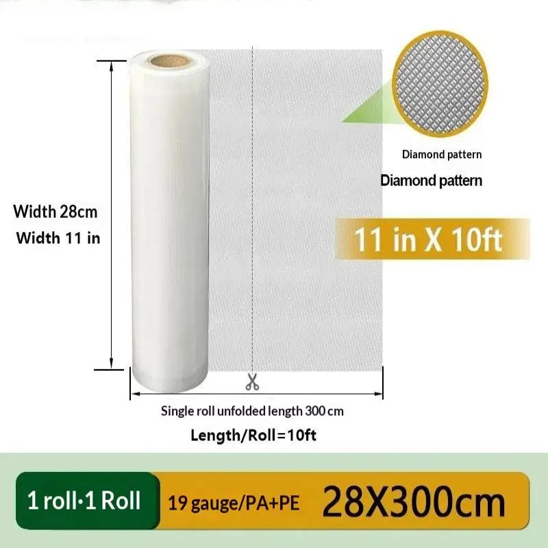 Vacuum Sealer Bags Roll – Microwave Safe & Food Grade Food Storage Bags SPOT A5