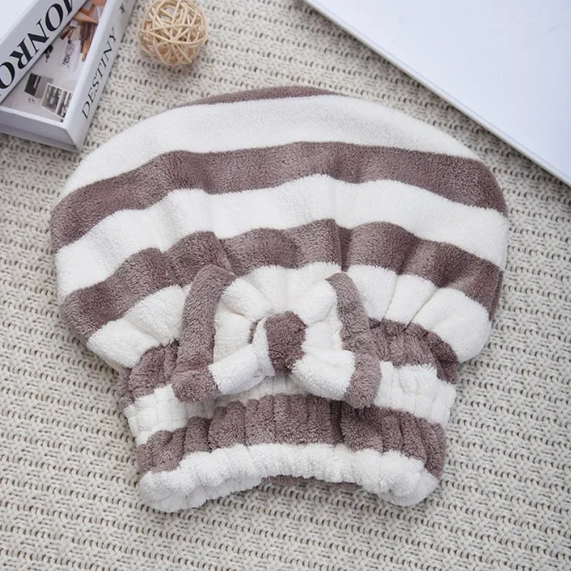 Quick-Drying Hair Towel Cap – Super Absorbent Hair Bonnet Hair Towel Cap SPOT