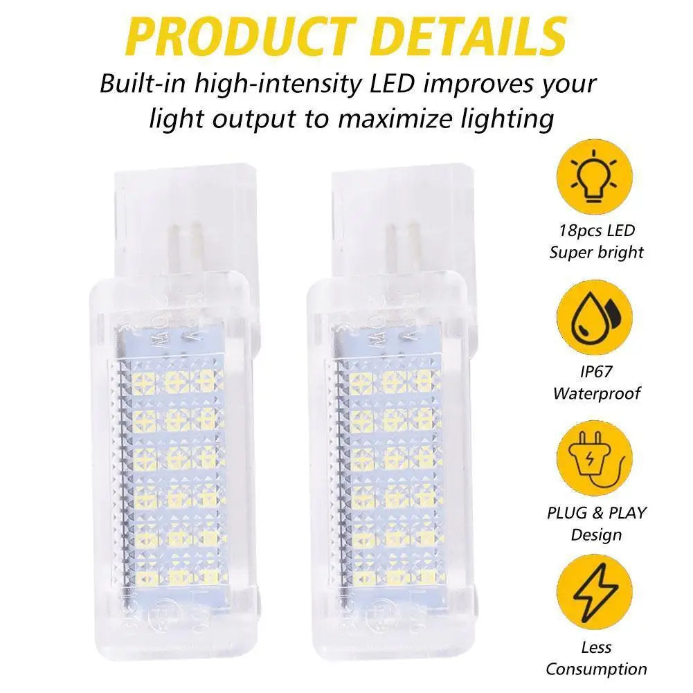 LED Trunk & Footwell Light – Audi A4, VW Golf, Caddy & More Car Interior LED Light SPOT