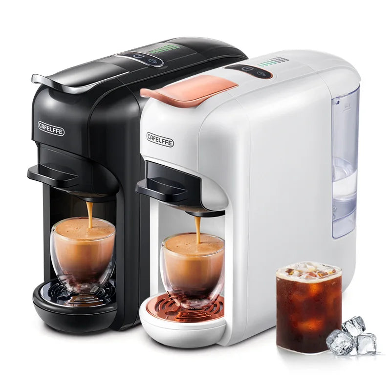 DUTRIEUX 19-Bar Automatic Capsule Espresso Coffee Machine Espresso Machine SPOT White 110-120 V