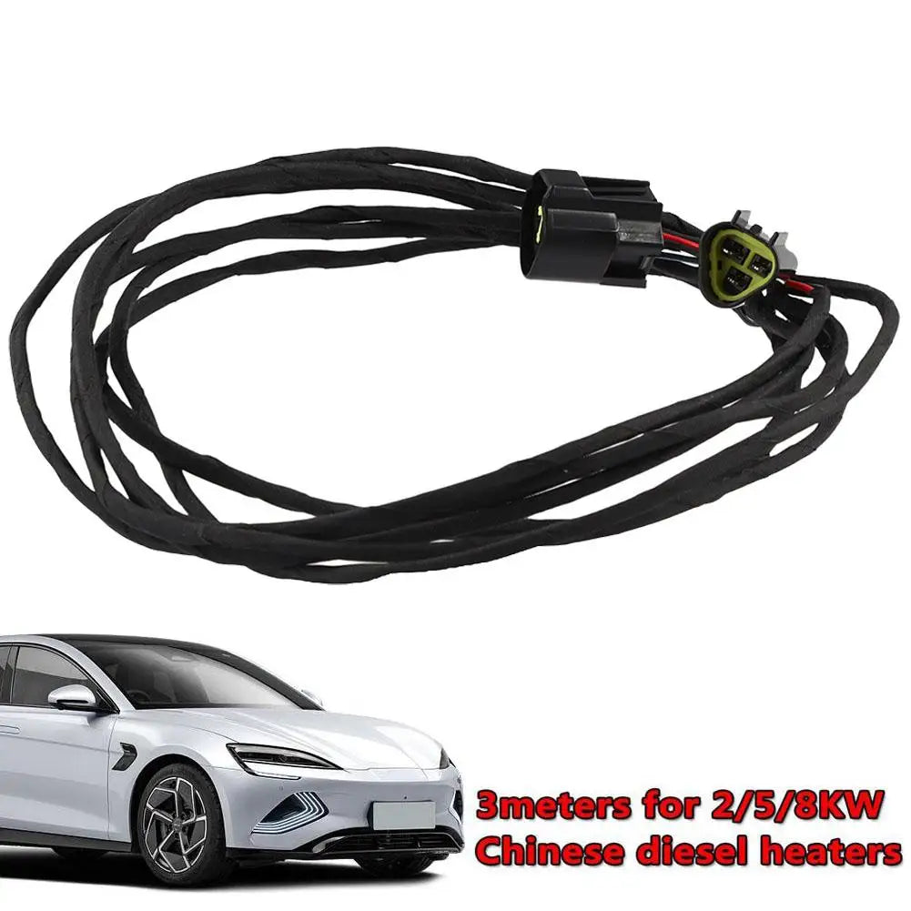 3m LCD Screen Extension Cable for 12V Diesel Heaters 2KW 5KW 8KW Heater Accessory Cable SPOT