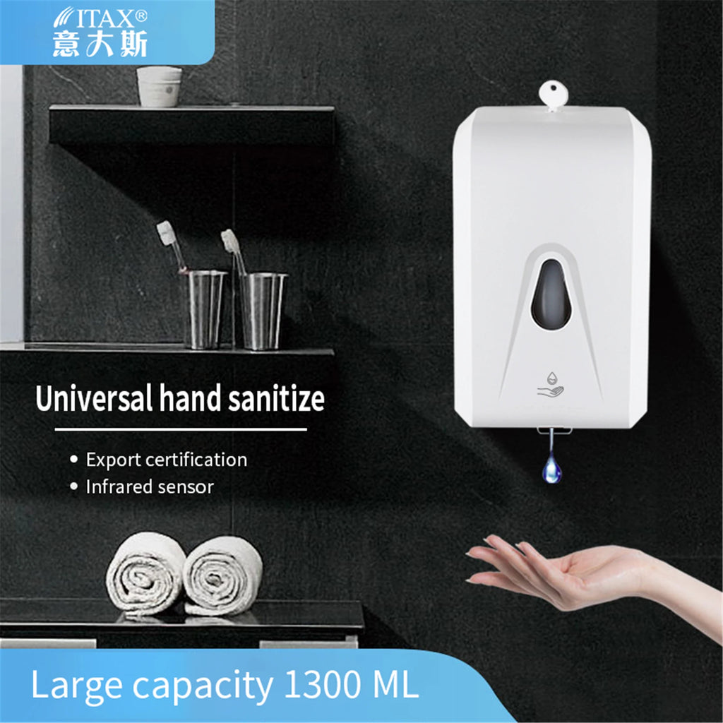 Touchless Automatic Soap Dispenser 1300ml Wall Mount Gold Automatic Soap Dispenser SPOT