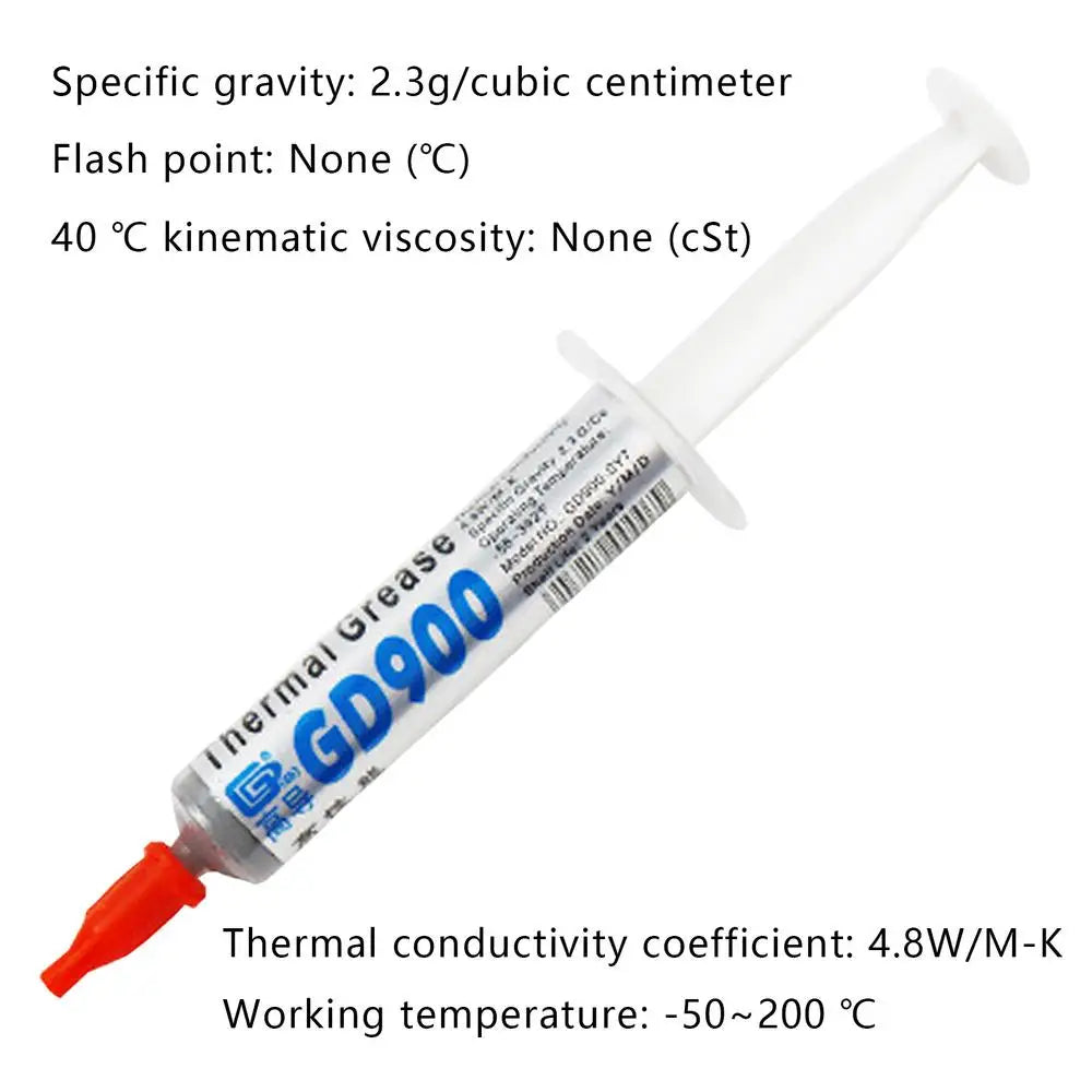 GD900 Thermal Paste 3g/7g/15g – CPU & GPU Heat Sink Compound Thermal Compound SPOT 3g
