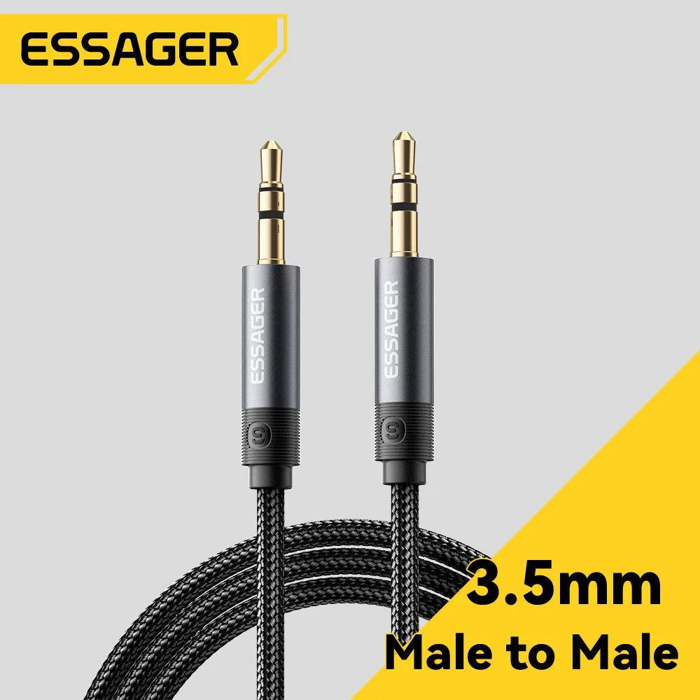 Essager 3.5mm Male to Male AUX Audio Cable | 5 Lengths AUX Audio Cable SPOT