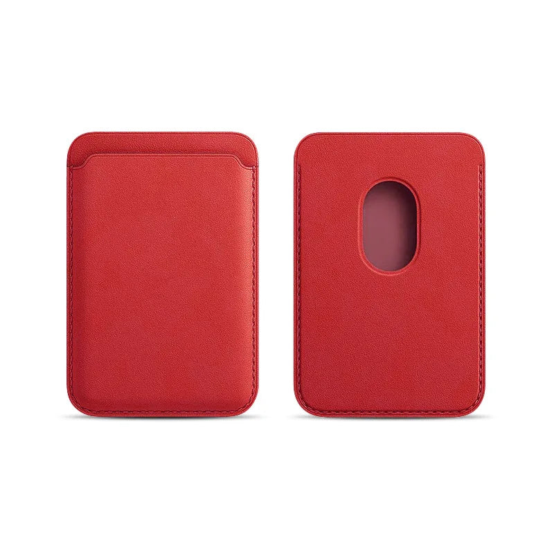 MagSafe Magnetic PU Leather Card Holder for iPhone 17 Phone Card Wallet SPOT Q