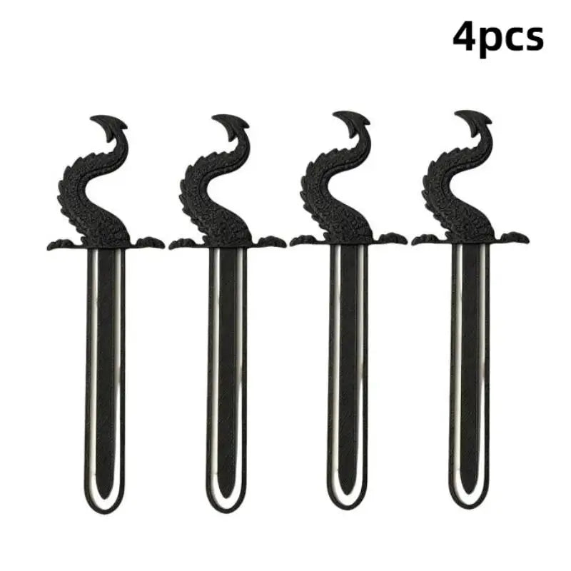 Dragon Tail Bookmark – Fantasy Page Marker Clip 1/2/4 Pack Fantasy Bookmark SPOT A4