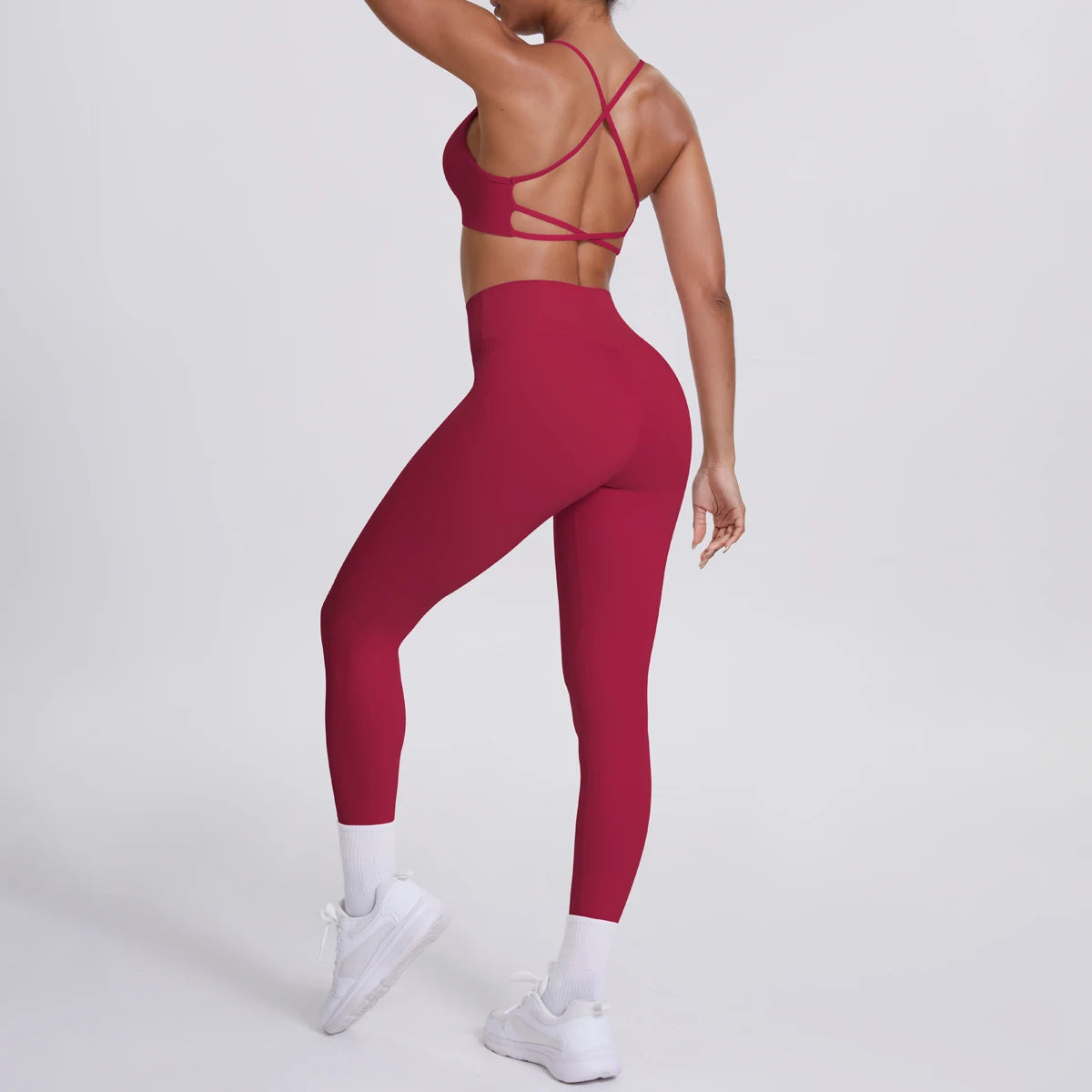 Women's Seamless Yoga Set – Sports Bra & High-Waist Leggings Women's Activewear Set SPOT