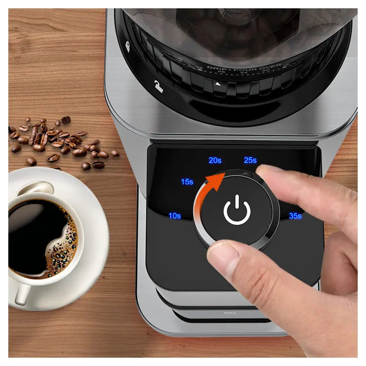 Auto Conical Burr Coffee Grinder 250g LED Display 150W Burr Coffee Grinder SPOT