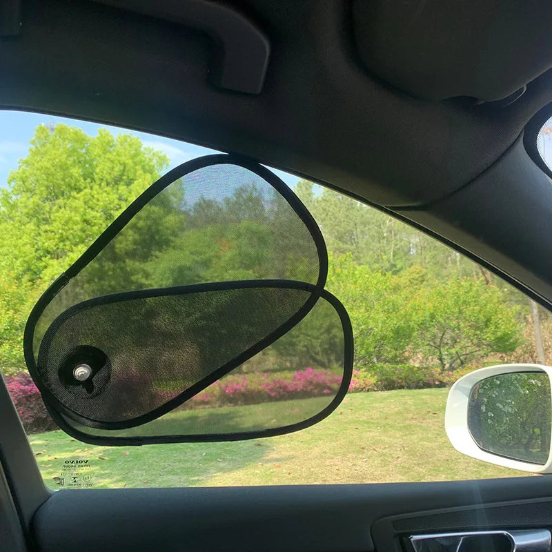 2-in-1 Telescopic Car Side Window Sun Shade – Universal Fit Car Window Sun Shade SPOT