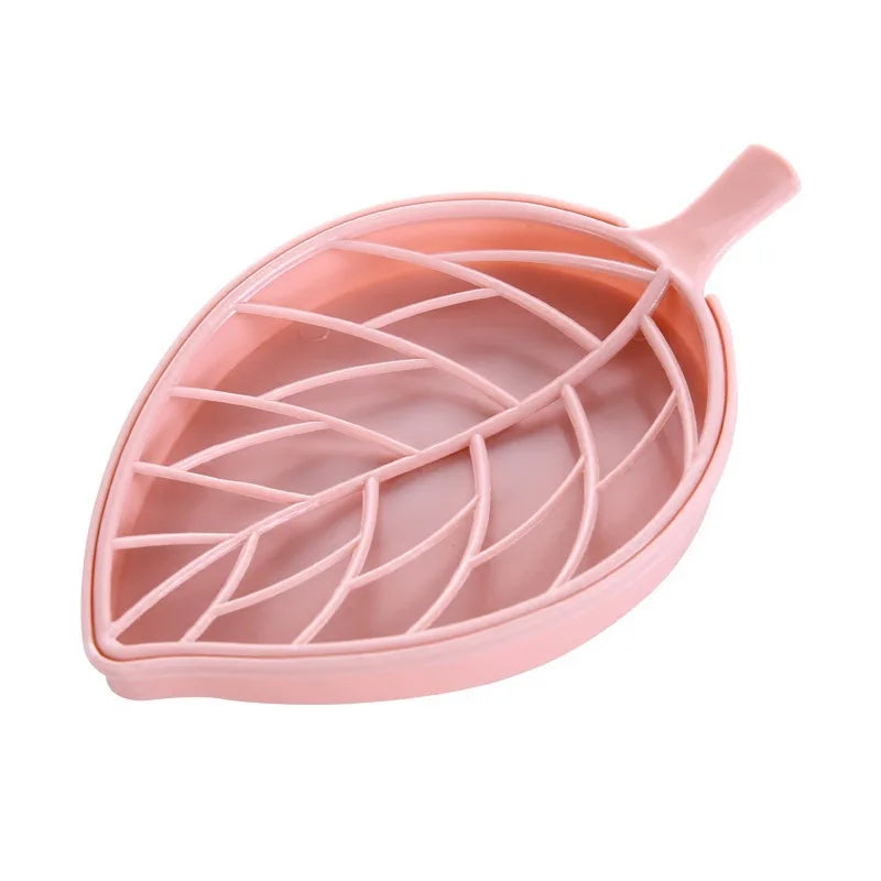 Leaf Shape Soap Dish – Non-Slip Draining Soap Tray, 3 Colors Soap Dish SPOT