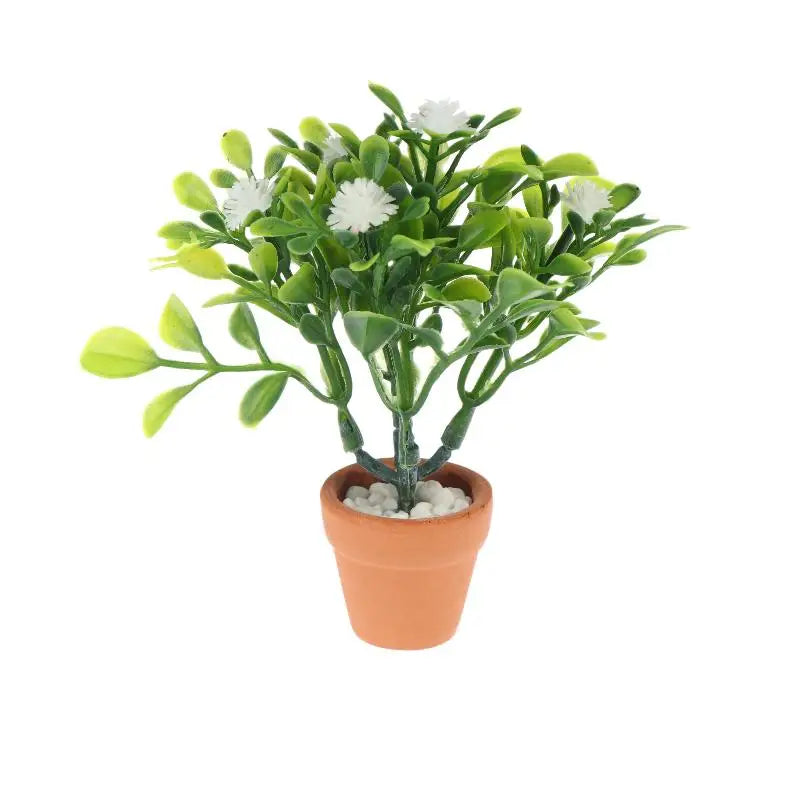 1:12 Miniature Potted Bonsai Plant – Dollhouse Decor Ornament Dollhouse Accessory SPOT A2