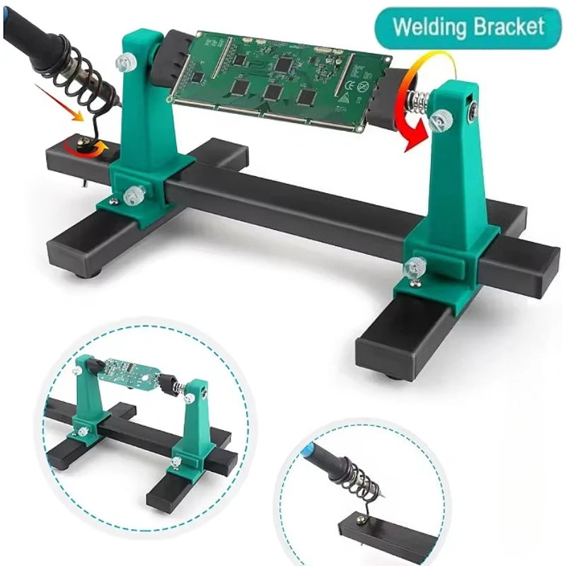 360° Adjustable PCB Holder Jig – Soldering Assembly Stand Clamp PCB Soldering Stand SPOT