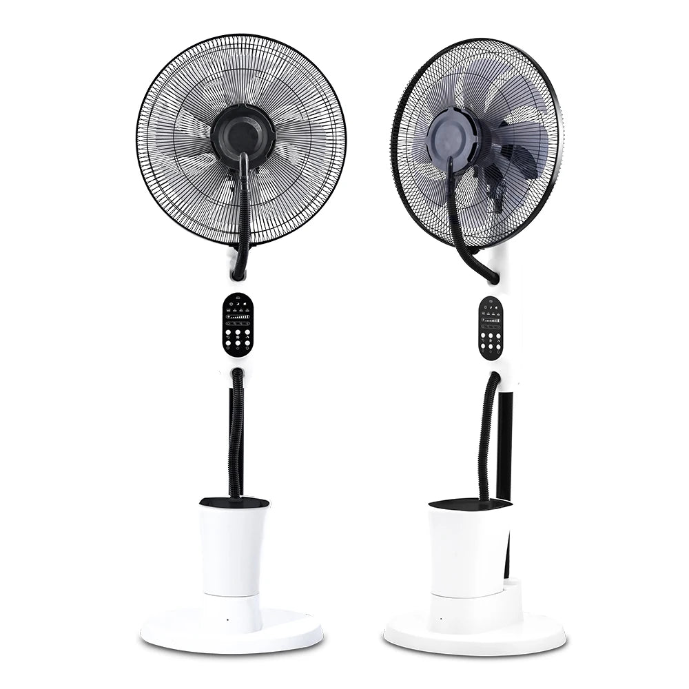 16-Inch Heavy-Duty Outdoor Mist Fan – 5-Blade Pedestal Fan Outdoor Pedestal Fan SPOT Default Title