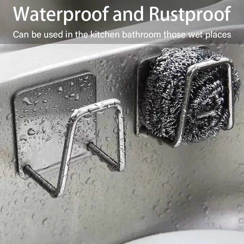 Stainless Steel Kitchen Sink Sponge Holder & Organizer Sink Sponge Holder SPOT