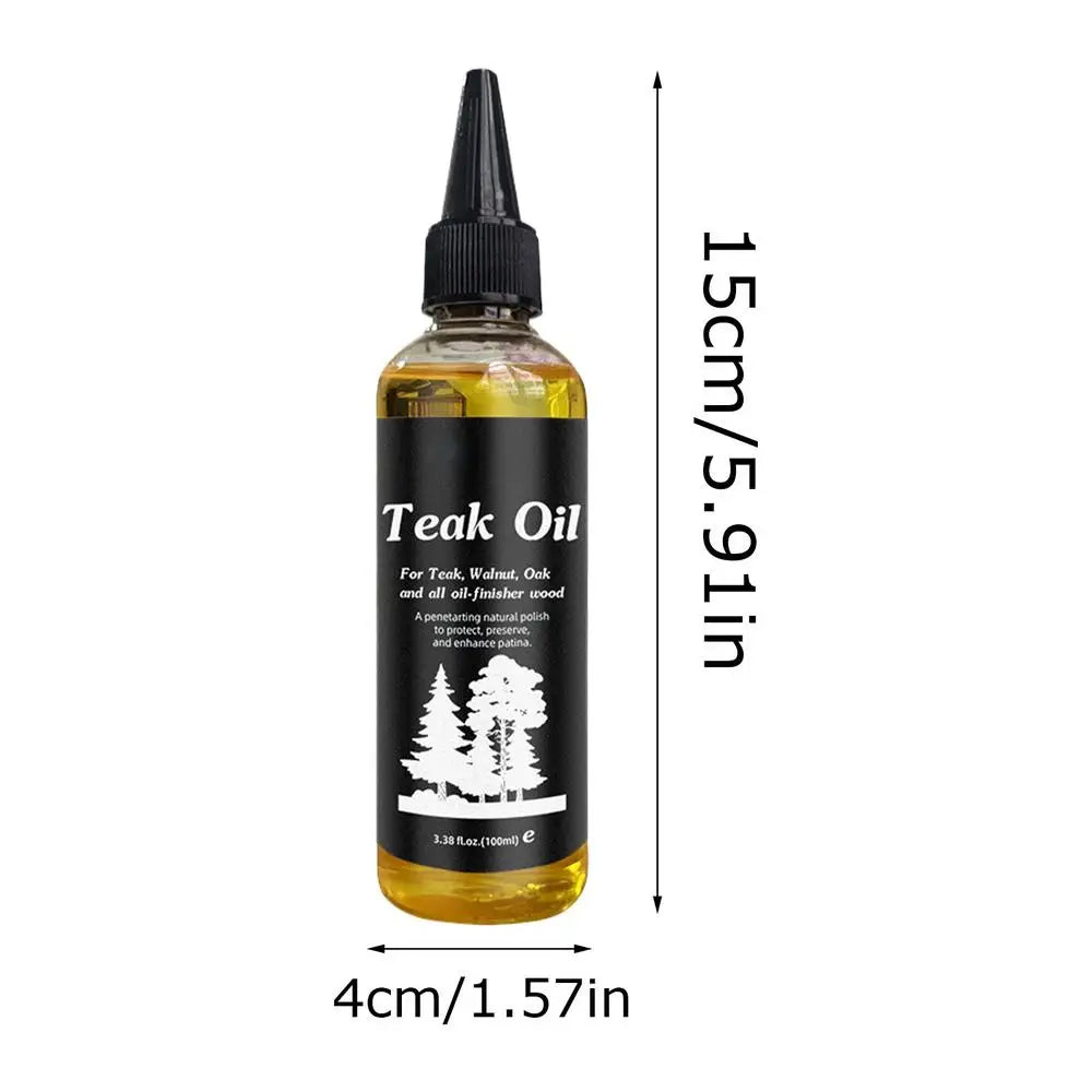 Teak Oil 100ml – Wood Polish & Conditioner for Furniture Wood Conditioning Oil SPOT a