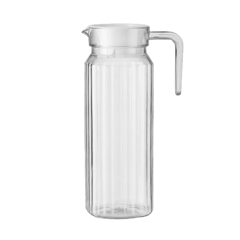 37oz Acrylic Water Pitcher BPA-Free Juice Carafe with Lid & Handle Acrylic Water Pitcher SPOT