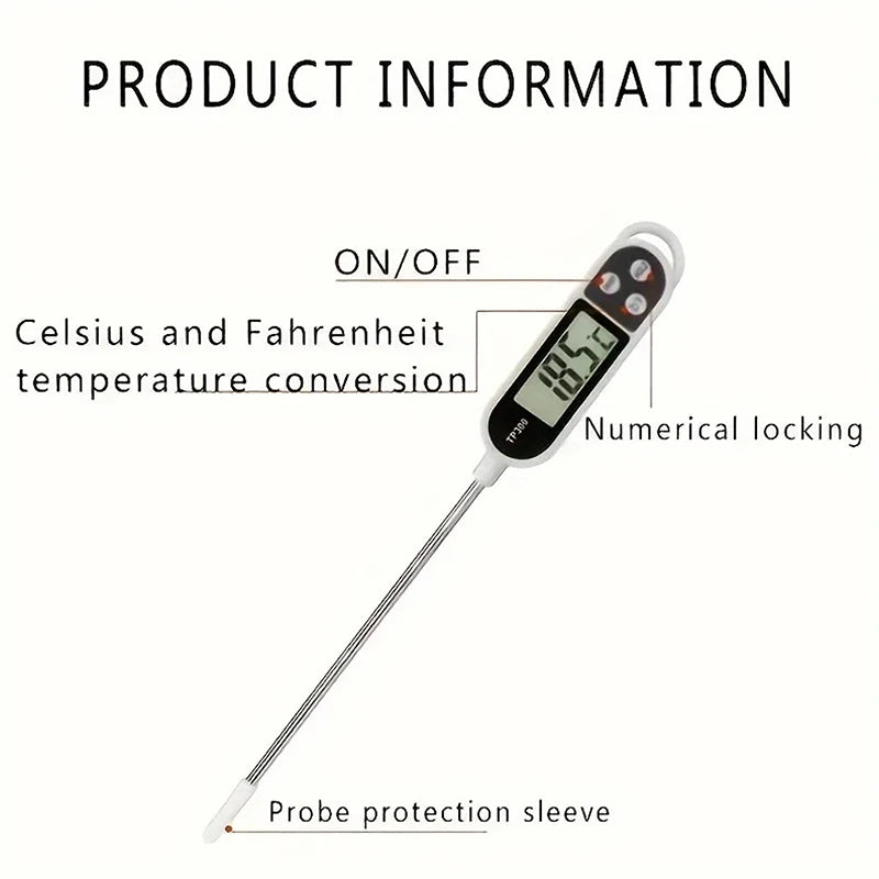TP300 Digital Meat Thermometer – BBQ, Oven & Kitchen Probe Digital Food Thermometer SPOT