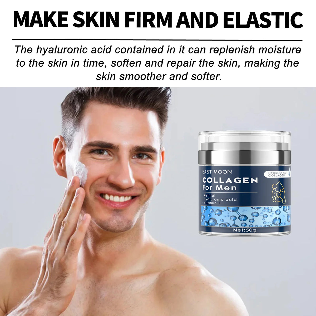 Men's Retinol & Collagen Face Cream – Firming & Hydrating Men's Face Cream SPOT