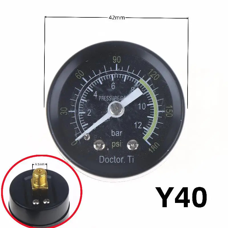 Air Pressure Gauge 0-10/12/25 Bar – Hydraulic DIY Tool Pressure Gauge SPOT A1