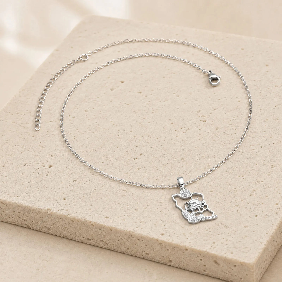 Lion Pendant Necklace – CZ Charm Vintage Hip Hop Jewelry Pendant Necklace SPOT
