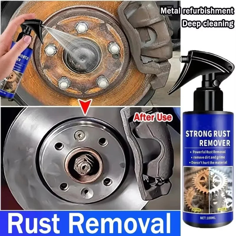 Car Rust Remover Spray – Metal Derust & Wheel Hub Lubricant Rust Remover Spray SPOT