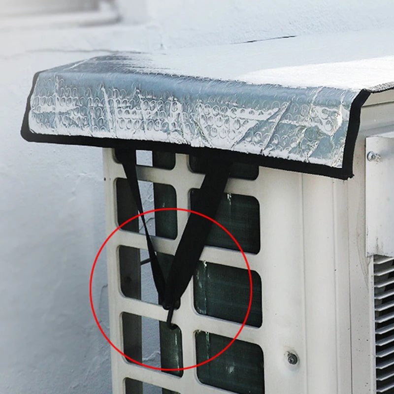 Outdoor Air Conditioner Cover – Aluminum Foil Sunscreen 100×50cm AC Unit Cover SPOT