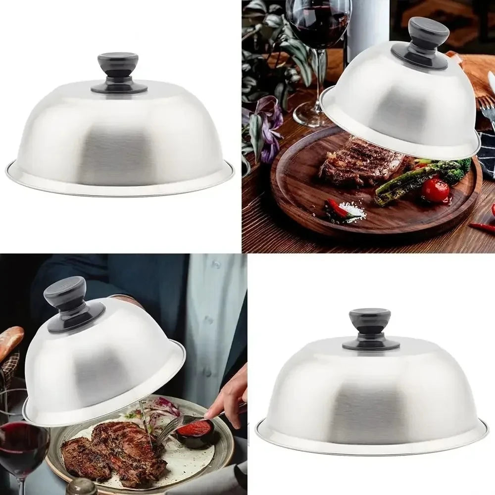 Stainless Steel Cheese Melting Dome for BBQ, Grill & Pan Cheese Melting Dome SPOT