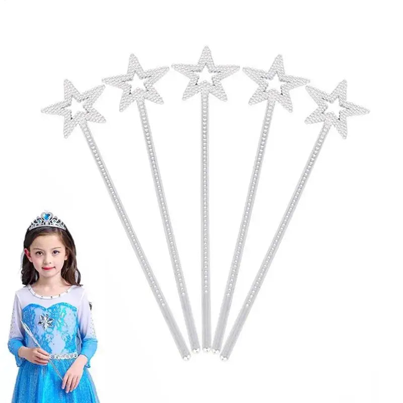 Star Fairy Wand for Girls – Princess Costume Magic Wand Prop Costume Wand Prop SPOT