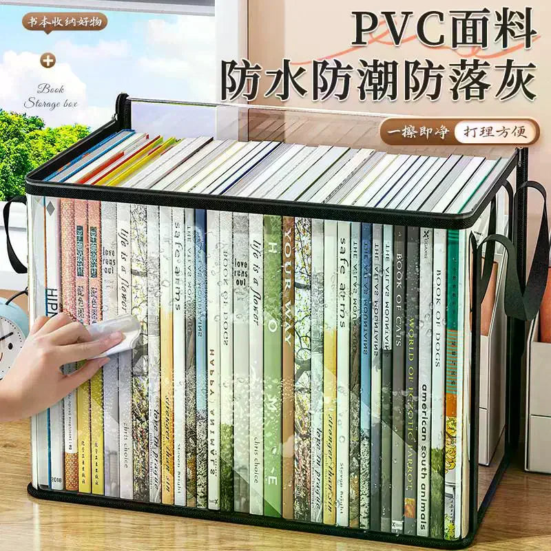 Clear PVC Flip-Top Storage Box – Multi-Use Organizer with Window PVC Storage Box SPOT