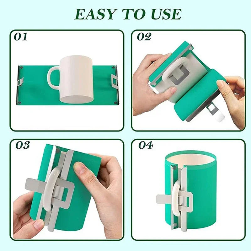 Sublimation Silicone Mug Wrap 9oz–17oz | Heat Transfer Fixture Sublimation Mug Wrap SPOT