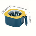 4-in-1 Large Capacity Seasoning Box with Lid & 4 Spoons Spice Storage Box SPOT Blue