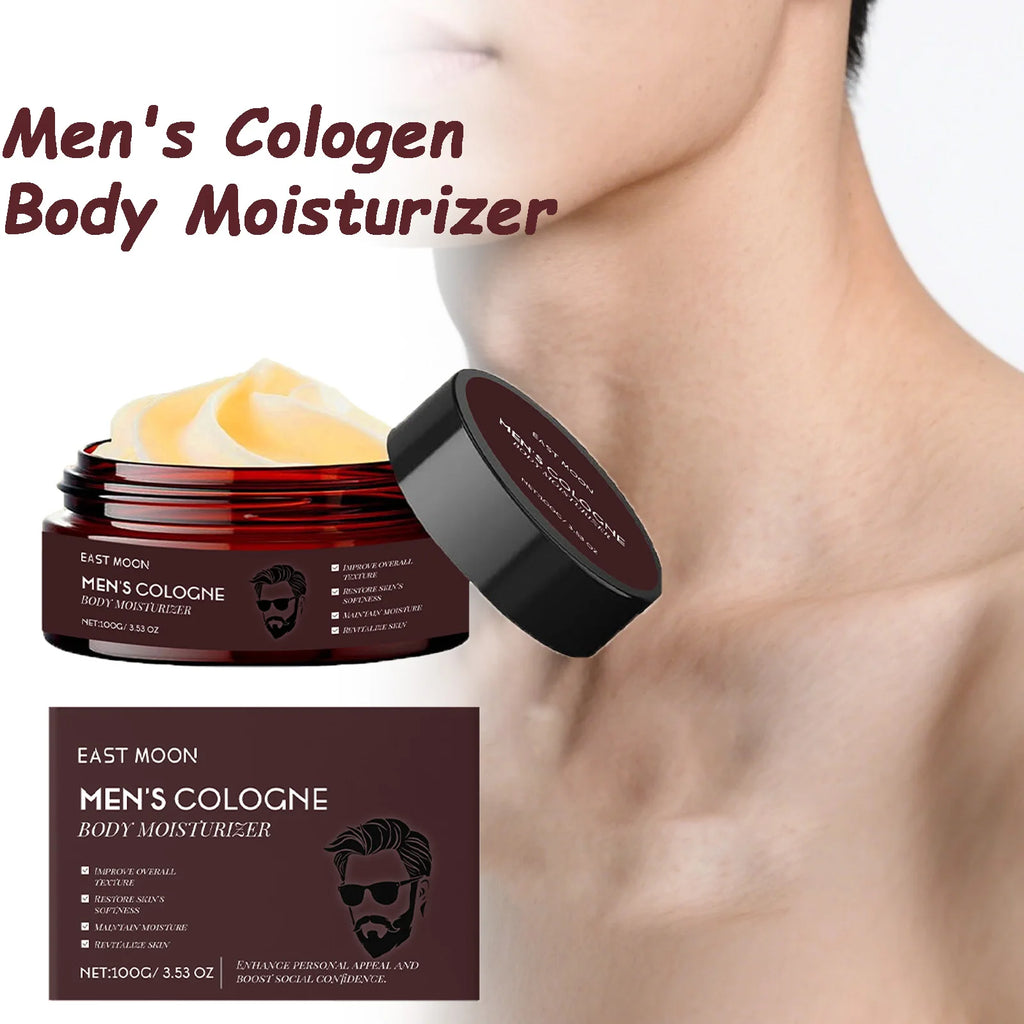 Men's Collagen Body Moisturizer – Woody Scented Body Lotion Body Moisturizer SPOT