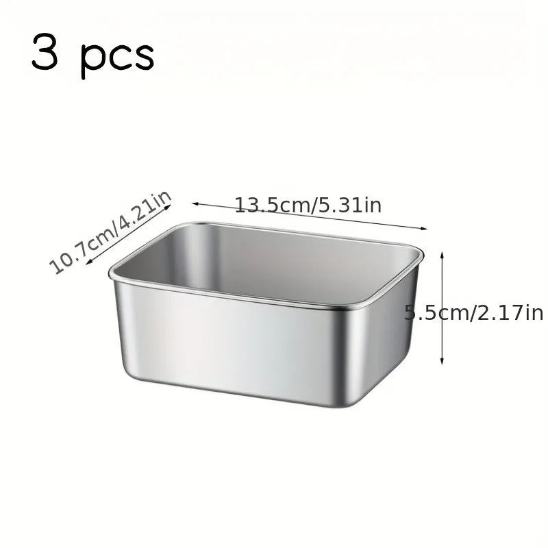 3-Piece Non-Stick Aluminum Baking Pan Set – Air Fryer & Oven Bakeware Pan Set SPOT