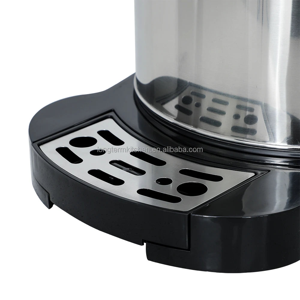 10L Commercial Stainless Steel Coffee Urn & Hot Water Boiler Coffee Percolator Urn SPOT