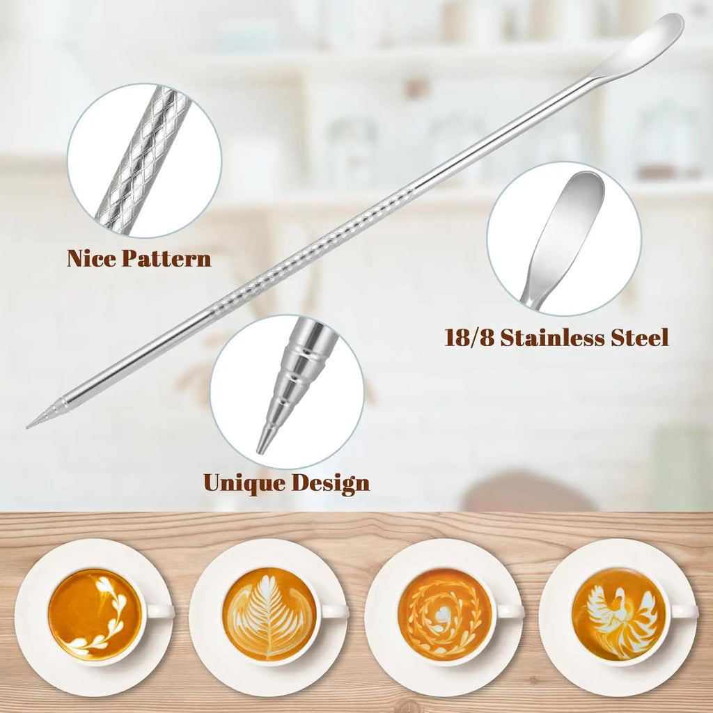 12oz Stainless Steel Milk Frothing Pitcher – Latte Art Jug Milk Frothing Pitcher SPOT