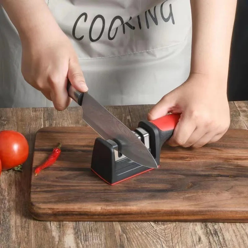 Manual Knife & Scissor Sharpener – Multi-Stage Ceramic Knife Sharpener SPOT