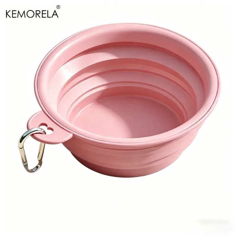 Foldable Dog Travel Bowl – Portable Collapsible Pet Bowl Dog Travel Bowl SPOT