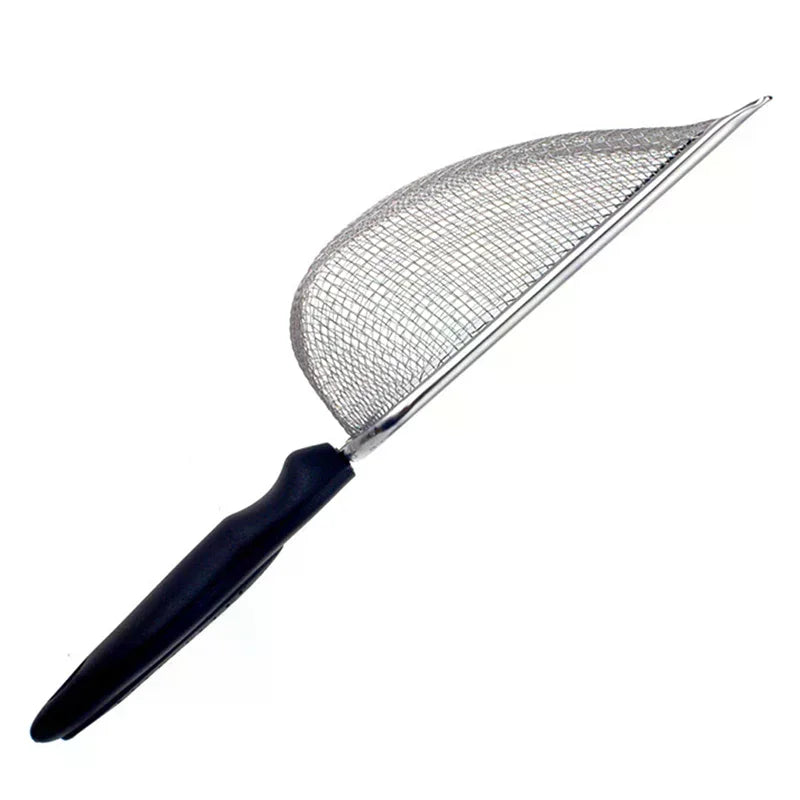 Stainless Steel Reptile Mesh Scoop – Sand & Litter Shovel Reptile Cleaning Tool SPOT