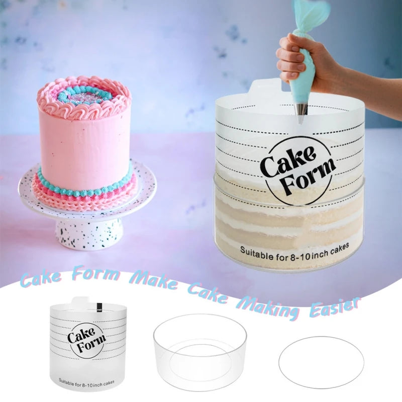 Adjustable Acrylic Cake Ring Mold 15/20/25cm – Mousse & Fondant Cake Ring Mold SPOT