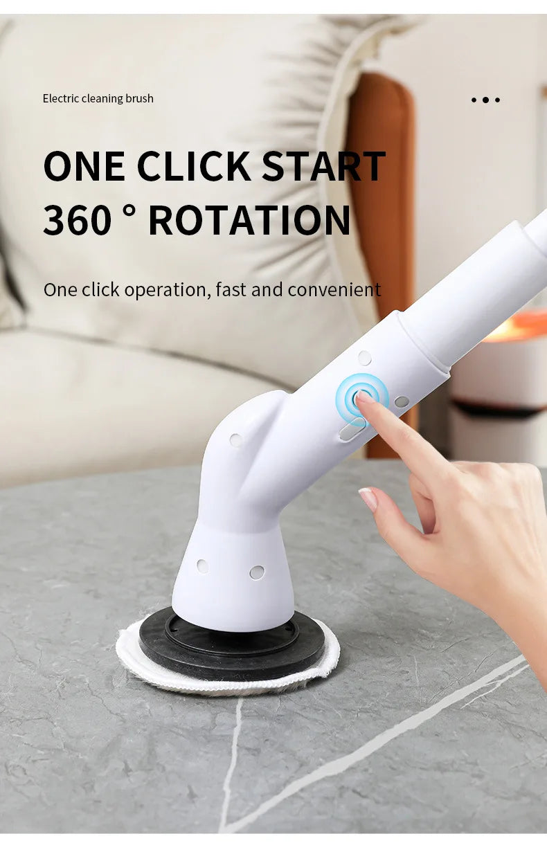 Wireless Electric Cleaning Brush – Telescopic Long Handle Bathroom Electric Cleaning Brush SPOT