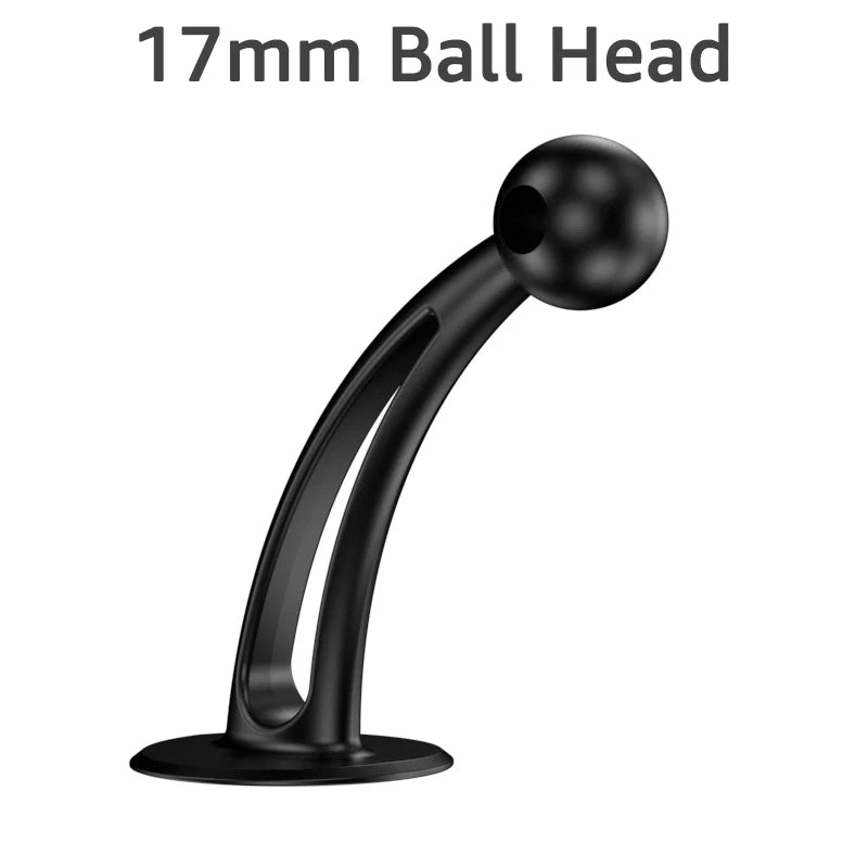 17mm Ball Head Car Dashboard Mount Base – Universal GPS & Phone Car Mount Base SPOT black