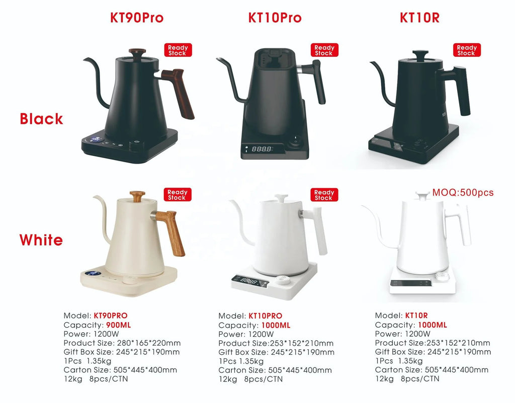 DUTRIEUX Gooseneck Electric Kettle – Variable Temp Pour Over Electric Gooseneck Kettle SPOT
