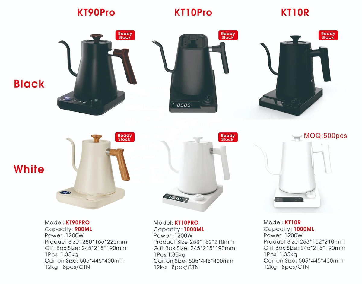 DUTRIEUX Gooseneck Electric Kettle – Variable Temp Pour Over Electric Gooseneck Kettle SPOT