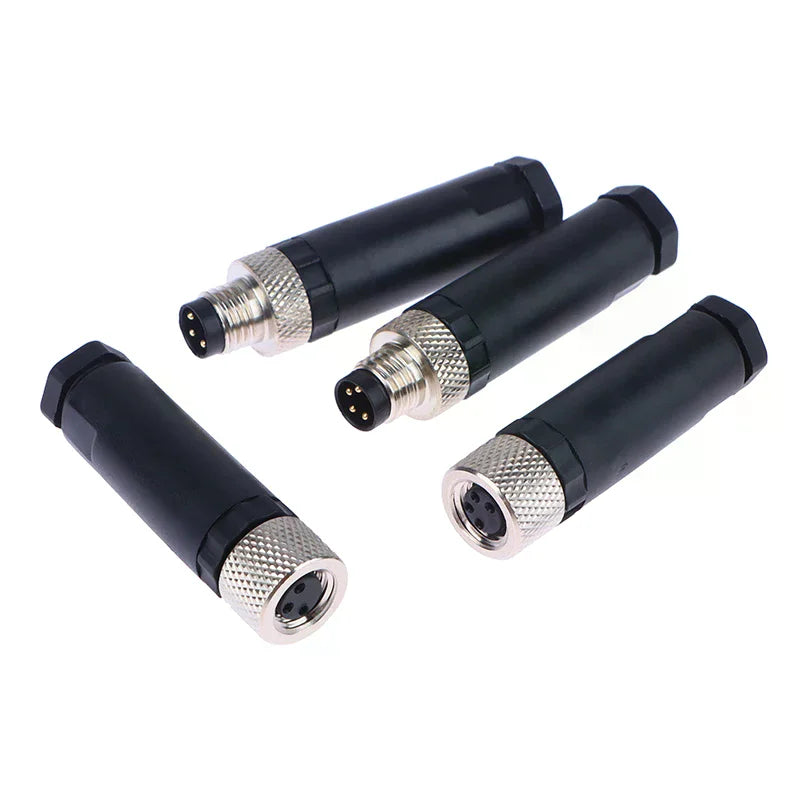M8 Waterproof Sensor Connector Set – 3/4 Pin Male & Female Plugs Sensor Connector SPOT